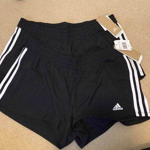 NWT Adidas running shorts set
